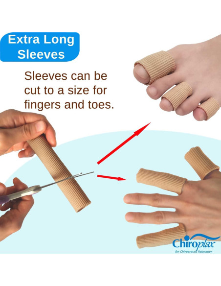 Mangas Protectores de Dedos Chiroplax - Paquete 5 Unidades S/M/L