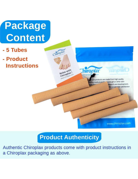 Mangas Protectores de Dedos Chiroplax - Paquete 5 Unidades S/M/L