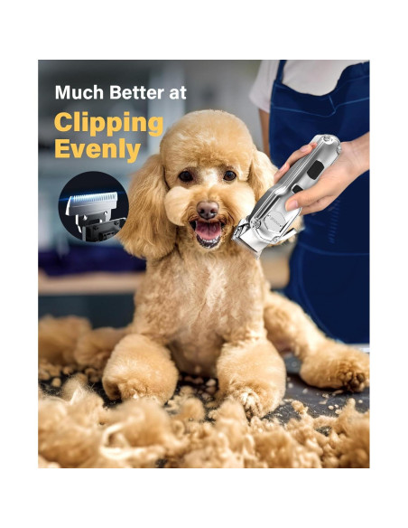 Cortapelos Inalámbrico Oneisall para Perros Gruesos 2000mAh