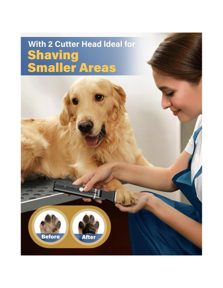 Cortapelos Inalámbrico Oneisall para Perros Gruesos 2000mAh