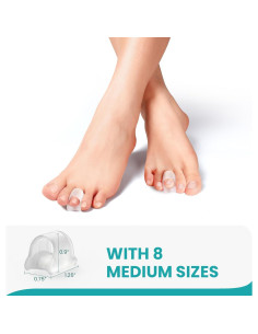 Corrector de Dedos en Garra Promifun - 8 Piezas Mediano 2