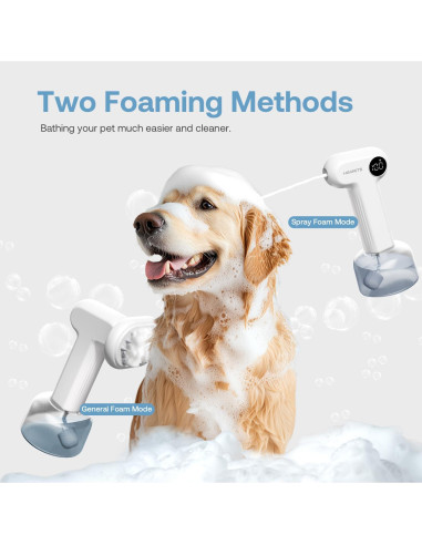 Dispensador Eléctrico de Champú HEAPETS para Perros