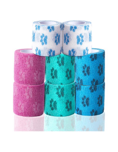 Venda Autoadhesiva Veterinaria FriPuP 5,08 cm 8 Rollos Colores
