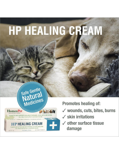 Crema Sanadora HomeoPet HP para Heridas en Mascotas 14g