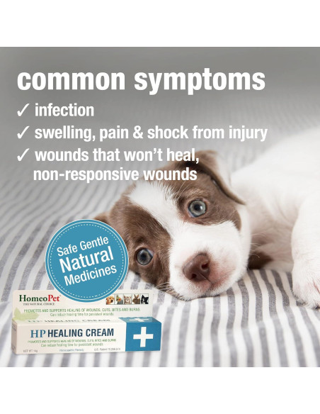 Crema Sanadora HomeoPet HP para Heridas en Mascotas 14g