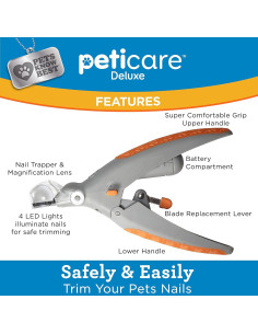 Cortador de Uñas LED PetiCare Allstar - Para Gatos y Perros 2