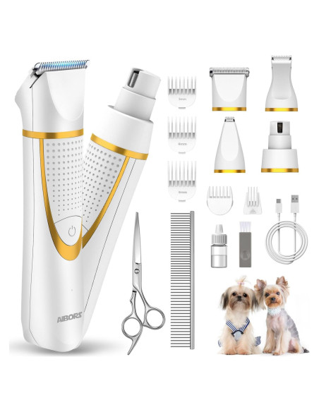 Kit de Aseo 4 en 1 AIBORS para Perros Pequeños IPX7