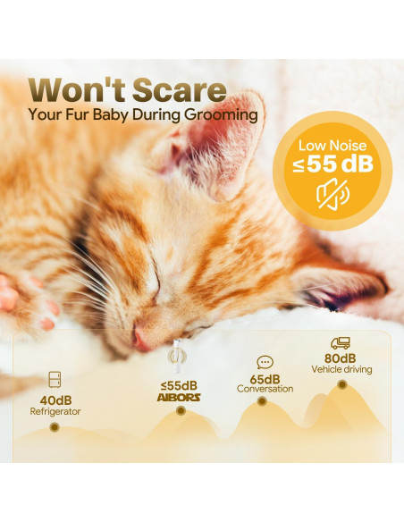 Kit de Aseo 4 en 1 AIBORS para Perros Pequeños IPX7