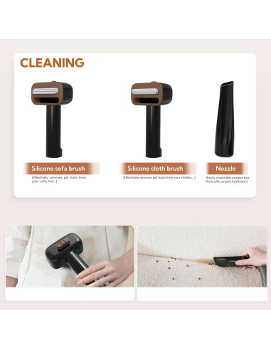 Kit de Aseo para Perros Bunfly CWMF-B con Aspiradora 13000kpa