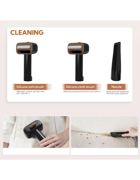 Kit de Aseo para Perros Bunfly CWMF-B con Aspiradora 13000kpa