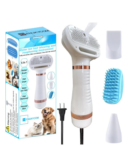 Secador de Pelo para Mascotas ENUKYCOM 300W 5 en 1