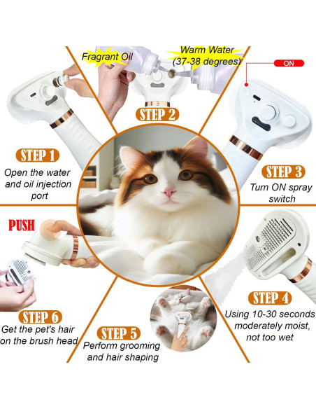 Secador de Pelo para Mascotas ENUKYCOM 300W 5 en 1