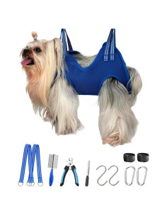 Arnés de hamaca Kkiimatt para mascotas XXS azul 10 en 1