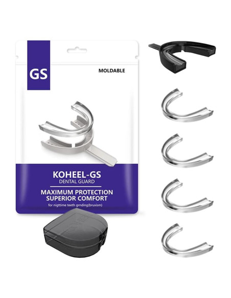 Protector Bucal Moldeable KOHEEL GS para Bruxismo - 5 Unidades