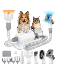 Aspiradora y Secador de Perros Toogoer 6 en 1 16000Pa