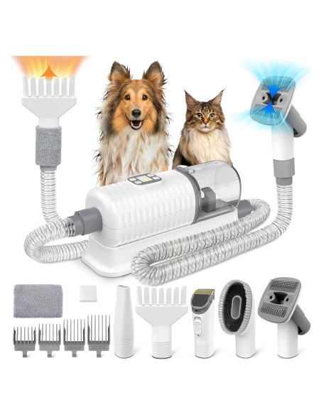 Aspiradora y Secador de Perros Toogoer 6 en 1 16000Pa