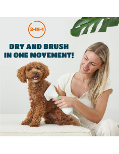 Secador de Pelo 2 en 1 KUUBIA para Perros y Gatos Pequeños 300W 2