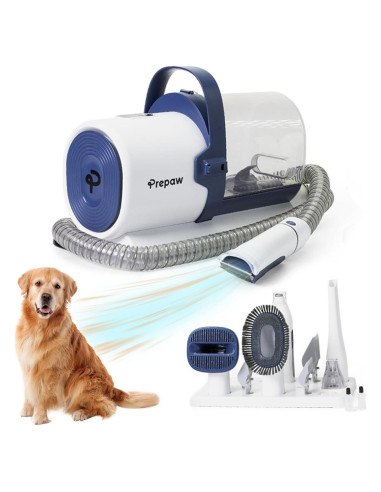 Kit de Aseo para Mascotas PrePaw 7 en 1 con Aspiradora 11000Pa