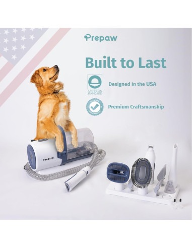 Kit de Aseo para Mascotas PrePaw 7 en 1 con Aspiradora 11000Pa