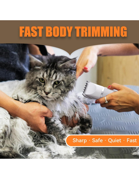 Kit Cortadora de Pelo para Gatos Bautrium YP-7702 3 en 1