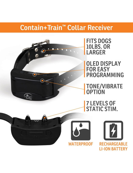 Cerca eléctrica para perros SportDOG Contain + Train 100 acres Cerca eléctrica para perros SportDOG Contain + Train 100 acres