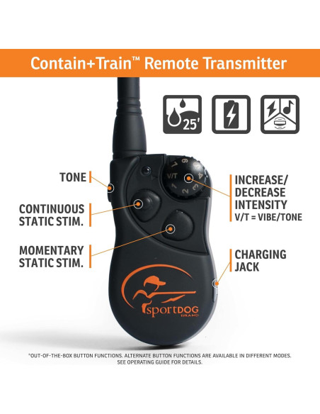 Cerca eléctrica para perros SportDOG Contain + Train 100 acres Cerca eléctrica para perros SportDOG Contain + Train 100 acres