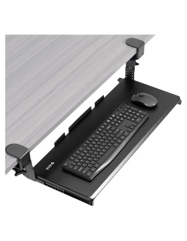 Bandeja de Teclado Ajustable VIVO MOUNT-KB05HB Negra 70x28 cm