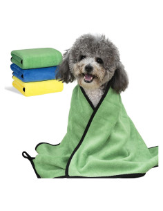 Toallas para Perros MICOOYO 3PCS Absorbentes Grandes