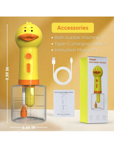 Dispensador de Champú Eléctrico para Perros LilyAbeille 400ml