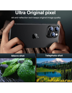 Protector de Lente de Cámara CADYFWYV para iPhone 16 Pro/Pro Max 2