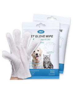 Guantes de Limpieza para Mascotas Couleurs 12 Pcs 25x23 cm