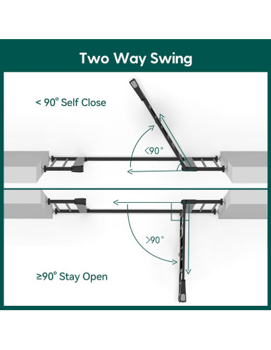 Puerta para Bebés Babelio Automática 73-109 cm Negra