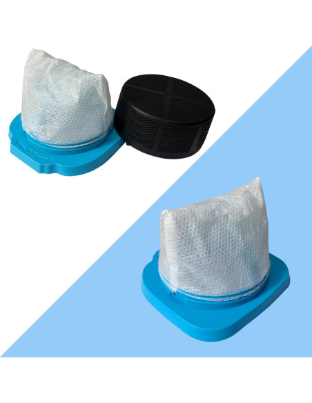 Paquete de 4 Filtros HEPA Aolleteau HNVDFilter para Aspiradora BLACK+DECKER