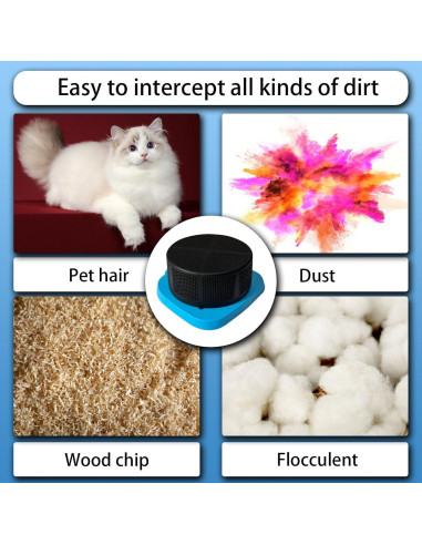 Paquete de 4 Filtros HEPA Aolleteau HNVDFilter para Aspiradora BLACK+DECKER