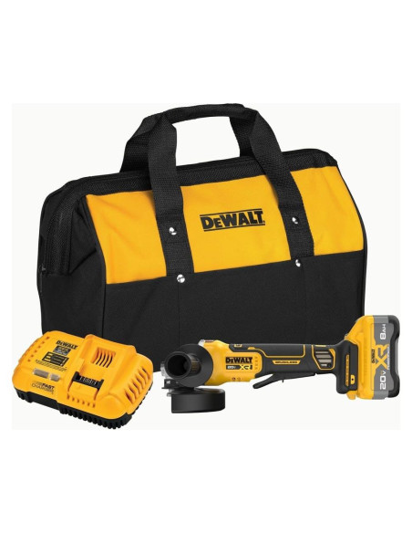 Amoladora Angular Inalámbrica DEWALT 20V MAX XR 4-1/2 - 5"