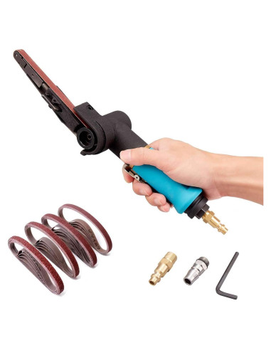 Lijadora de Banda de Aire Minimprover 3/8" x 13" con 12 Cintas