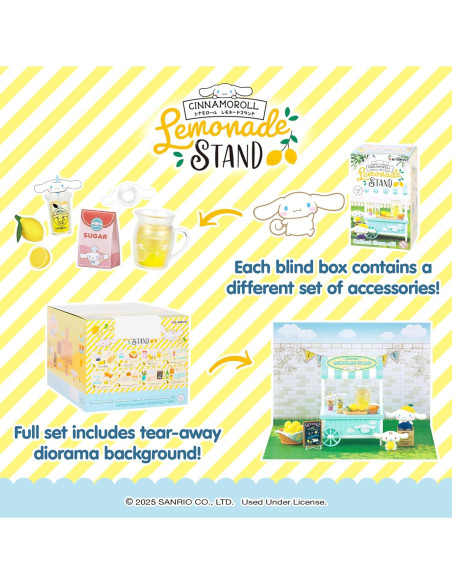 Set Mini Figura Sorpresa Cinnamoroll - Puesto de Limonada
