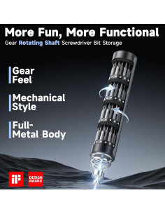 Destornillador Eléctrico Inalámbrico Faireach 500mAh con 60 Bits 2