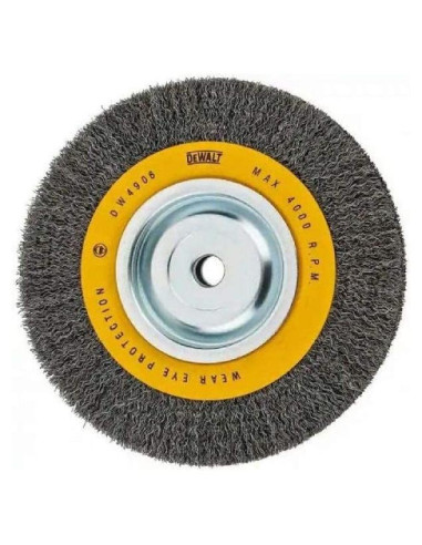 Rueda de Alambre DEWALT DW4906 para Amoladora de Banco 21cm