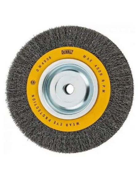 Rueda de Alambre DEWALT DW4906 para Amoladora de Banco 21cm