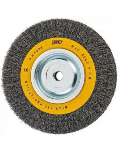 Rueda de Alambre DEWALT DW4906 para Amoladora de Banco 21cm