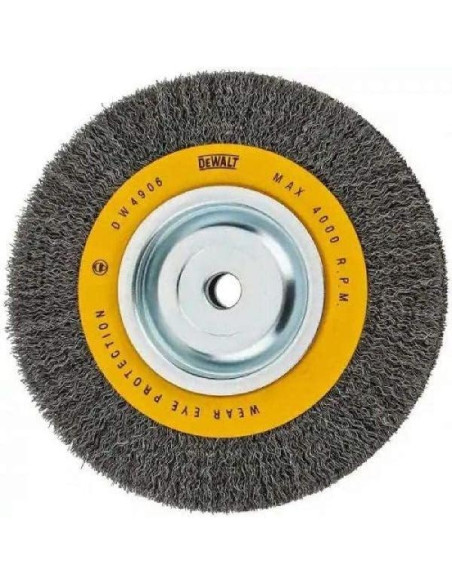 Rueda de Alambre DEWALT DW4906 para Amoladora de Banco 21cm
