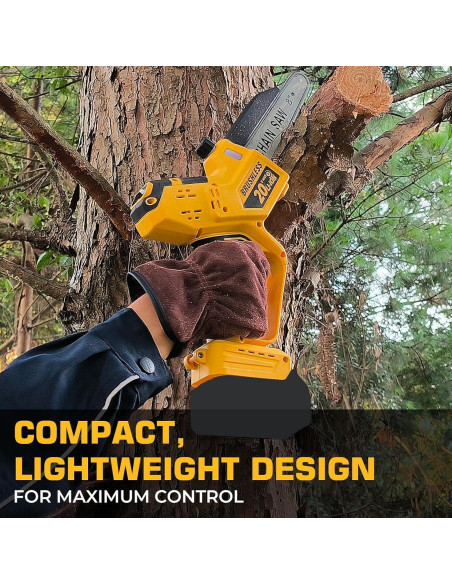 Mini Motosierra a Batería BITOON 20V MAX 2-en-1 800W