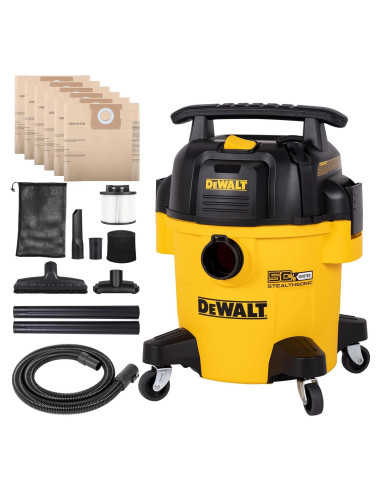Aspiradora Húmeda y Seca DEWALT DXV05P-QTA 5 Gal 4 HP Silenciosa