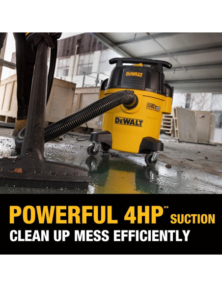 Aspiradora Húmeda y Seca DEWALT DXV05P-QTA 5 Gal 4 HP Silenciosa