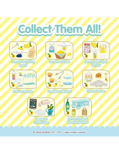 Set Mini Figura Sorpresa Cinnamoroll - Puesto de Limonada