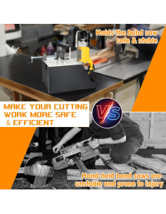 Soporte Portátil para Sierra de Banda DITKOK 2-en-1 Acero 10.1kg 2