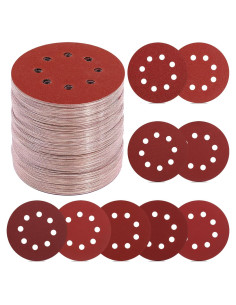 70 Discos de Lijado 5" YNZDRWA Grano Variado 40-800
