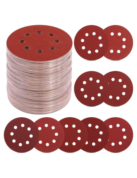 70 Discos de Lijado 5" YNZDRWA Grano Variado 40-800 70 Discos de Lijado 5" YNZDRWA Grano Variado 40-800