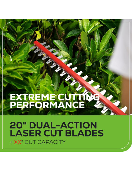 Kit Combo Greenworks 40V: Sierra de Poste 8" y Cortadora de Setos 20"